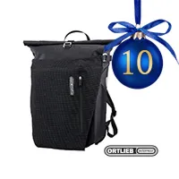 Schwarzer wasserdichter Ortlieb-Rucksack als praktischer Adventskalender-Gewinn hinter Türchen 10.